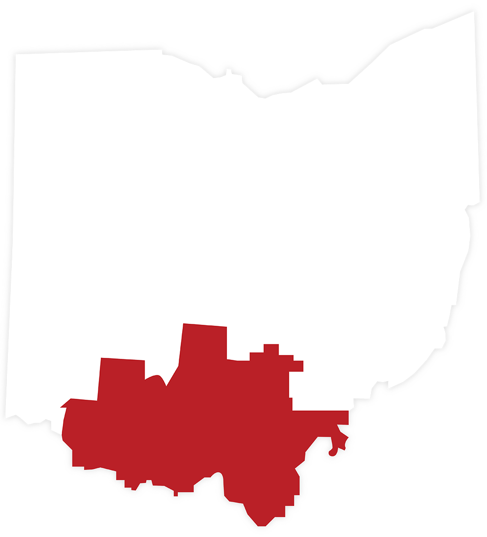 Map of Ohio's 2nd district